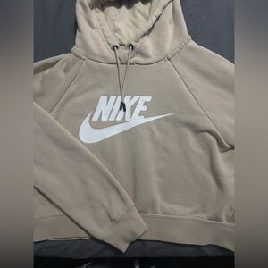 Nike crop top hoodie